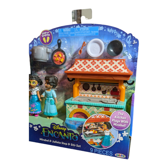 Disney ENCANTO Kitchen Mirabel Julieta STEP STIR SET Playset figures JAKKS - Picture 2 of 5